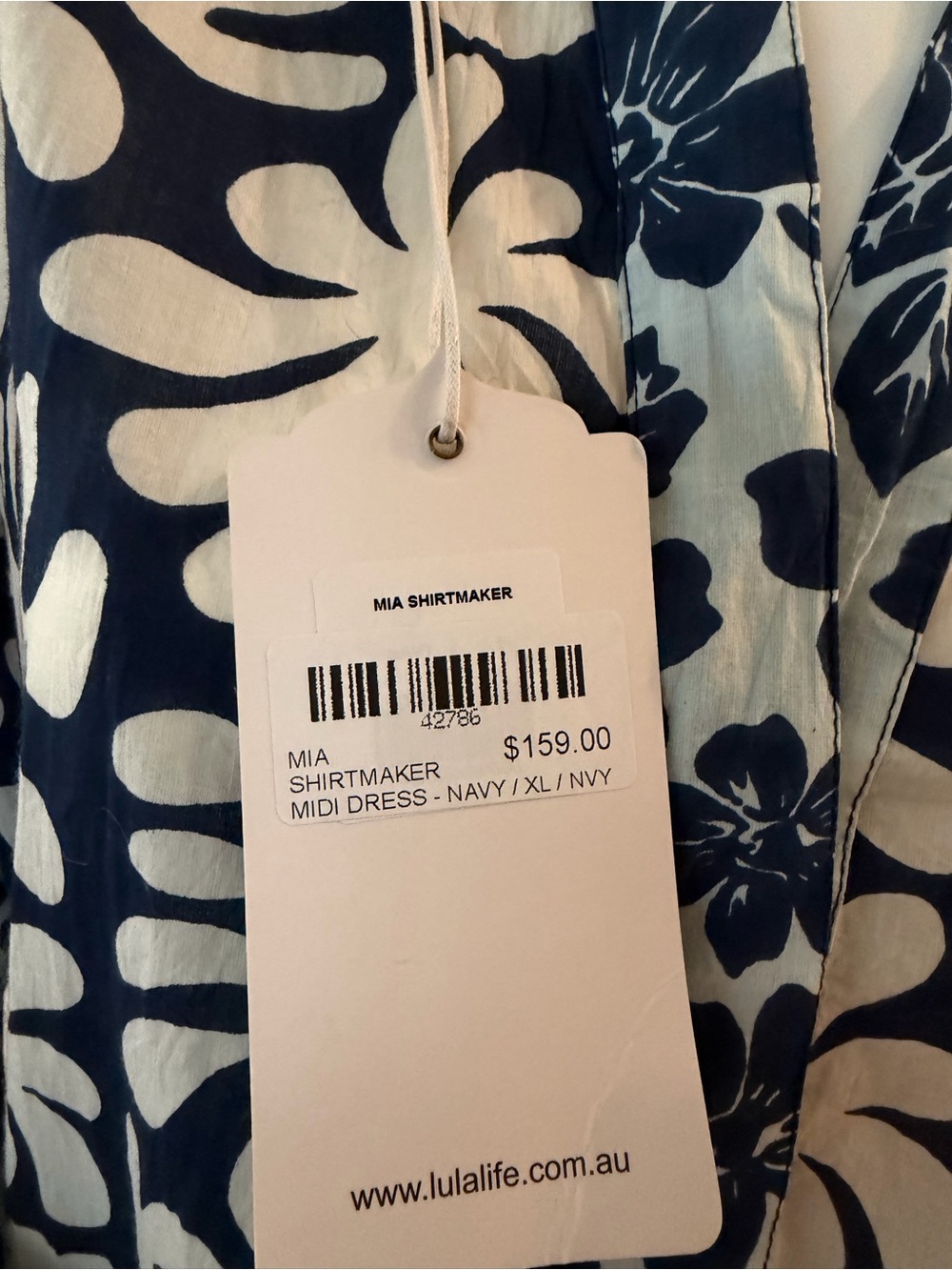 NWT Lulalife MIA Shirtmaker midi dress - Picture 4 of 9